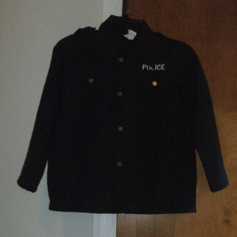ROTHCO Police Officer Cop Dress up Uniform Shirt Costume Cosplay child size 7/8